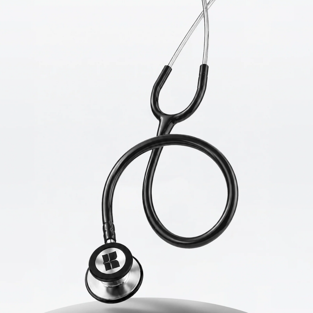6sense (Black), Steel Finish Stethoscope