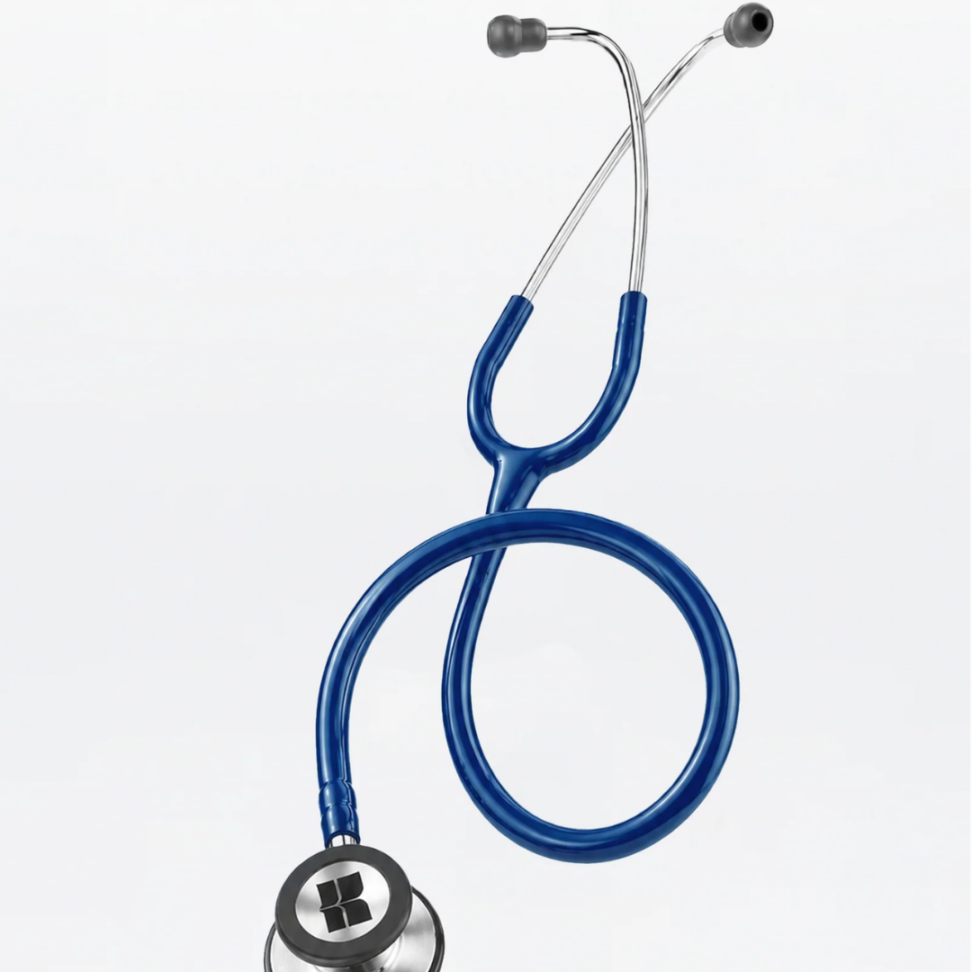 6sense Navy Steel Finish Stethoscope
