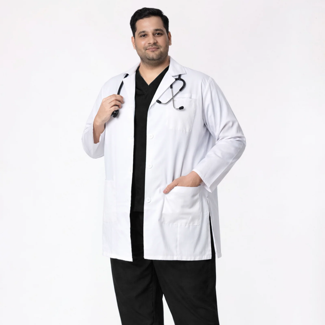 Chief Men's Plus Size Lab Coat Apron