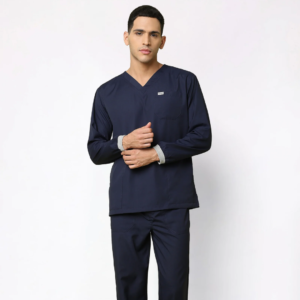 Classic Men's Longsleeves (Navy) Scrub