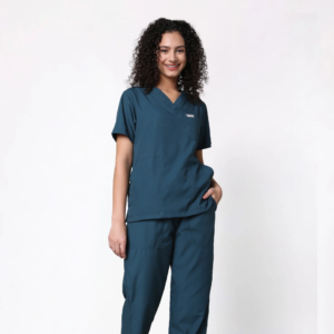 Classic Women's V-Neck (Forest Green) Scrub