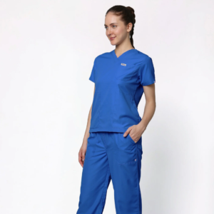 Classic Women's V-Neck (Galaxy Blue) Scrub