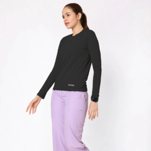 Supersoft Women's L/S (Charcoal) Underscrub