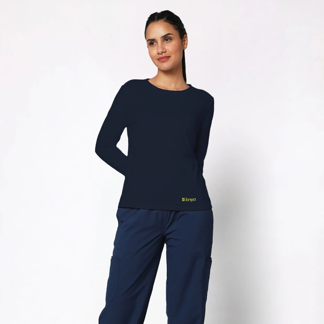 Supersoft Women's L/S (Navy) Underscrub