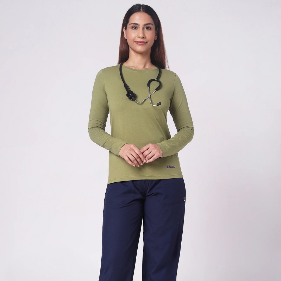 Women's Supersoft L/S (Olive) Underscrub