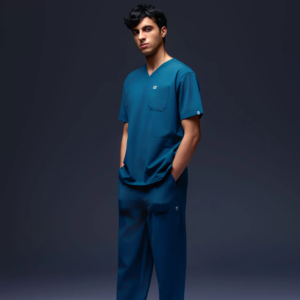 ecoflex™ Men's V-Neck (Forest Green) Scrub