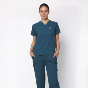ecoflex™ Women's V-Neck (Forest Green) Scrub